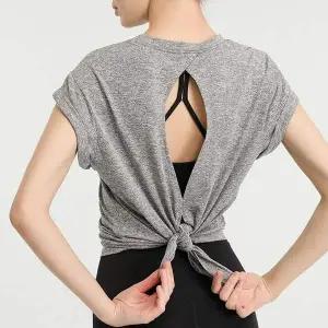 쿨링 반팔 펀칭백 여성 요가복 헬스 운동복