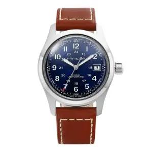 MUST IT_ 시계 H70455540 카키 필드 남성가죽시계