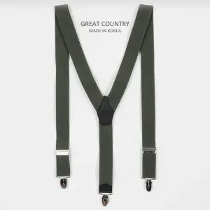 [콩심팥심]TBZ 클래식멜빵 카키