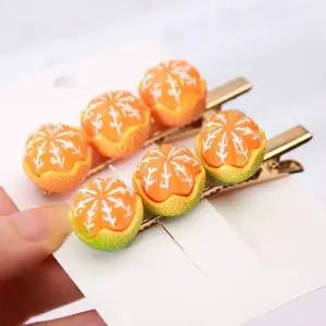 [에이치플러스몰]TBZ 탱그리 감귤 청귤 헤어 집게핀