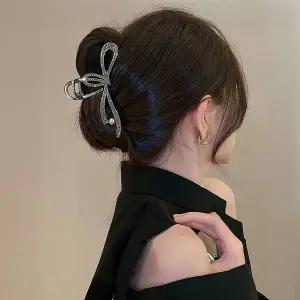 [에이치플러스몰]TBZ 메탈 빅사이즈 기본 헤어 클립 집게핀