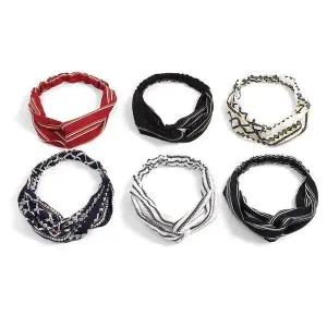 [오너클랜]TBZ 반다나 스타일링 포인트 헤어밴드 6p세트(A)