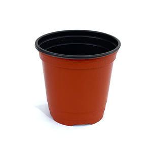 이색포트(황토)90 비닐포트 화분 모종 분갈이흙