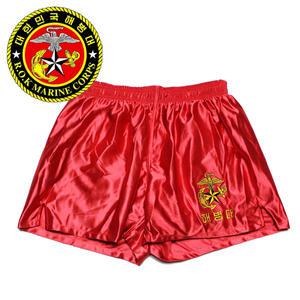 k 1239 해병대 마크 빨강 반바지 해병반바지