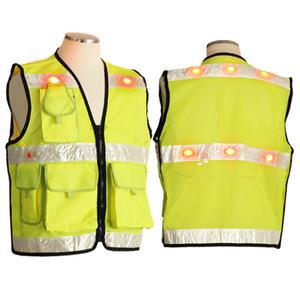 LED 형광다기능/공사조끼/작업조끼/경찰조끼