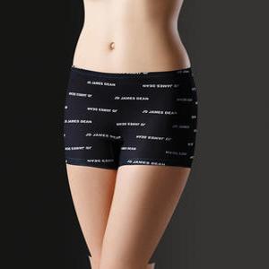 제임스딘 여자 드로즈 모달 사각  베이직 팬티 베이지 블랙 세트 JHWPR323
