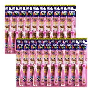 애경 2080키즈칫솔 3단계 여아 20개 유아 어린이 아동 칫솔