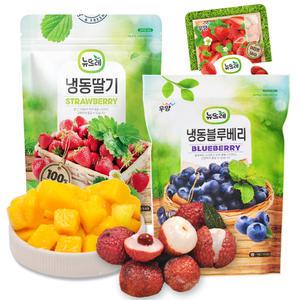 냉동과일모음 3kg 딸기/망고/애플망고/블루베리