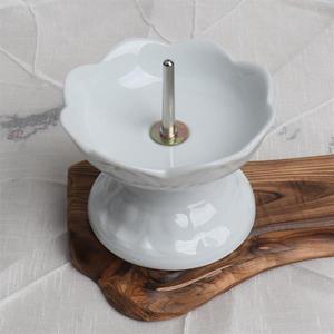 백자 미니 인테리어 캔들 촛대 S