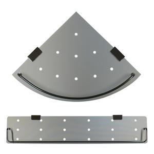 알루미늄 코너선반 수건걸이 욕실선반 수납선반 정리 스텐레스선반 일자선반 정리선반