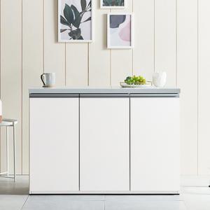 일송가구 인조대리석 오메즈 아일랜드 홈바 테이블 다용도수납장