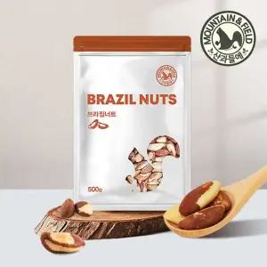 [산과들에] 25년 햇 브라질너트 500g x2봉 (총1kg)