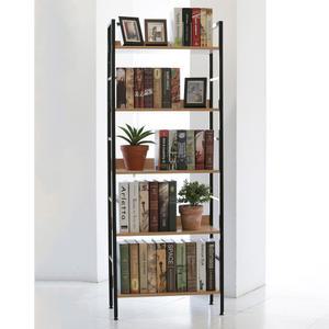 오픈형 책장선반 5단 인테리어 거실 서재 우드책상 책꽂이 전면책장