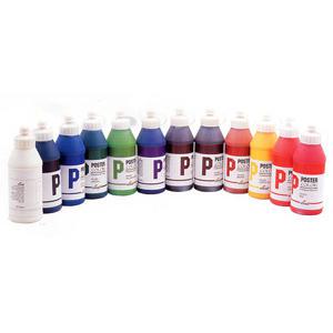 [열린화방]예전 비비드 포스터물감 12색 세트 200ml/포스터물감/포스터칼라/디자인용품/미술용품