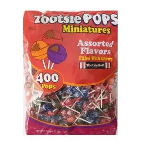 투시팝 미니어쳐 캔디 2.1KG 400개 대용량 막대 사탕