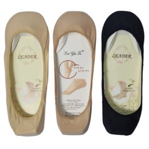 여자 면누드 구두 덧신 페이크삭스 안벗겨지는 덧버선 면덧신