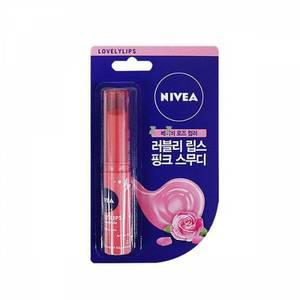 러블리립스 립밤 립수분밤 립케어 수분밤 스무디 입술케어 모이스춰 에센셜  핑크 IS 니베아