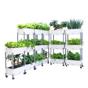 상추키우기 이동식 플랜트박스 베란다텃밭 실내 텃밭 2단 3단