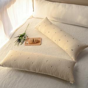 [더스케치]60수 면 자수 줄누빔 반짝반짝 별달 사각 바디필로우