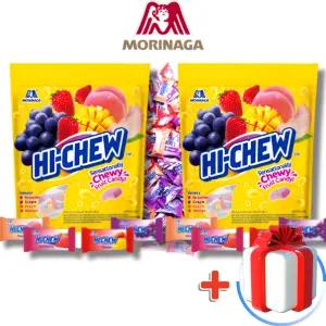 모리나가 하이츄 버라이어티 800g x 2개 (4가지 과일맛) 딸기맛 포도맛 복숭아맛 망고맛