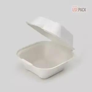 포장 펄프 도시락 미니 B-003 화이트 500개 BOX