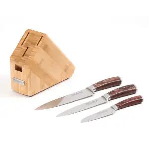 알텐바흐 다마스커스 주방칼 과도 식도 육류용 3종세트 (우드케이스 포함)