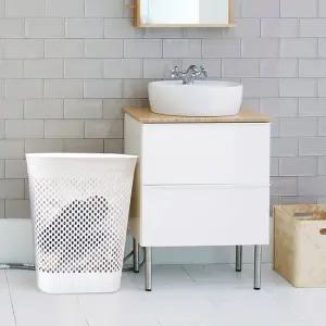 특대형 메쉬 사각 대용량 빨래바구니 60L 햄퍼 세탁바구니