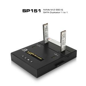 NVMe 복사기 SP151 (PCI-e/NVMe/SATA 겸용 HDD/SSD 휴대용 복사기, 최대 분당 24G속도)
