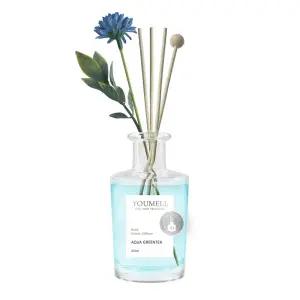 [유통기한 임박] 유멜 리드 플라워 디퓨저 아쿠아그린티, 180ml, 1개