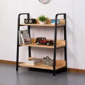 아카디 철제 3단 800 원목 선반 장식장 착불