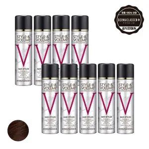 더마클라센 스타일앤 볼륨짱짱 흑채 스프레이 자연갈색 120ml x9