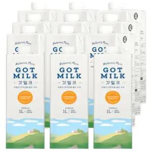갓밀크 수입멸균우유 3.5 1L 12입