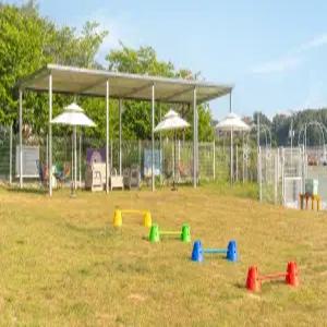 [전남/여수(돌산 외)] 여수 캐나다 멍빌리지 애견 펜션 (노래방/세미나실/카페/편의점/매점/바다(도보5분)/애견운동장/가족/단체/애견수영장/애견/바베큐장/오션뷰/주차장/흡연구역(지정장소))