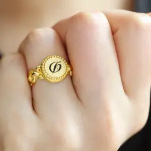 24k순금 무광 원형 블랙 체인 반지 7.50g