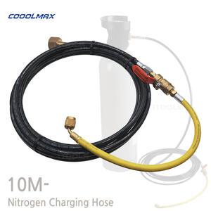질소 차징 챠징 충전 호스 밸브세트 일반형 10m / 압력체크 질소호스
