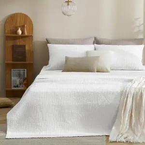 [K] 보몽드 60수 아사 순면 줄누비 스프레드 1+1세트 (프리미엄 국내제작)