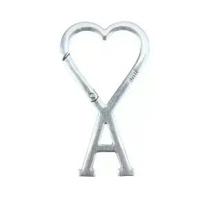 하트 로고 후크 키링 키홀더 실버 (UKR907 369 905) [당일]