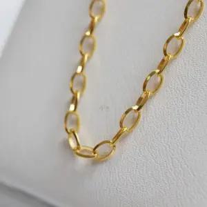 24k순금 타원 볼륨 체인 목걸이7.50g