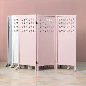 심플리스 잎새 미니 3단 (1200) 파티션 가림막 원목 이동식 접이식 인테리어 칸막이