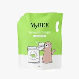 초핫딜 마이비 피부에순한 유아세제 리필(2.1L) 4팩  프레시올리브