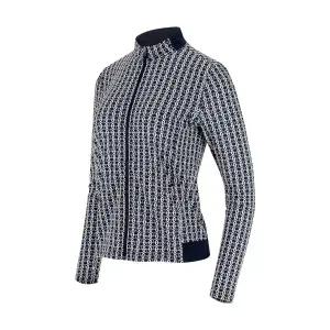 [롯데백화점]엘르골프 여성 봄 전판 프린트 냉감 풀집업 [6K25501]