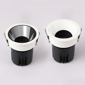 국산 엘비피 LED 2인치 다운라이트 10W 원형 COB집중 천장매입매립조명 화이트/크롬 타공55