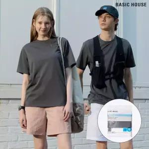 (최초가:49900원) 베이직하우스 쿨브리저블 에어메쉬 숏 슬리브 티셔츠 3팩