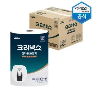 45349 센터풀 뽑아쓰는 프리미엄 점보롤 800매 12롤 (1박스) 물풀림 화장지 롤휴지