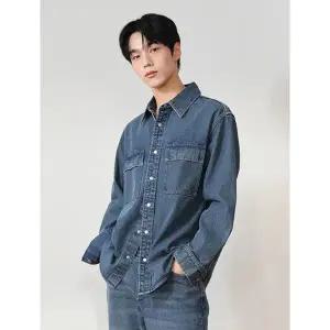 [폴햄](천안아산점)남성) 긴팔 데님 셔켓 PHF2WC1049