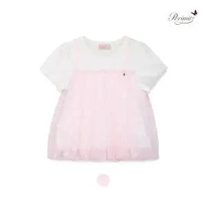 [대구백화점] [페리미츠] 여아 오로라 뷔스티에 반팔 티셔츠(P2521T152)
