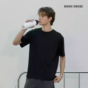 (최초가:49,900원) 베이직하우스 쿨브리즈 에어드라이 레귤러핏 라운드 반팔2팩