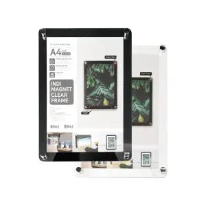 A4 마그넷 클리어 프레임 투명 자석부착식 액자