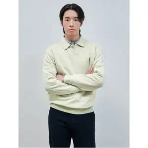 [빈폴멘] 캐시미어혼방 버튼 칼라넥 스웨트 셔츠  라이트 그린 (BC4X41C31L)