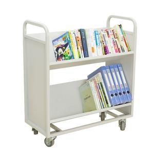 도서관 북카트 철제 책장 이동식 책꽂이 반납 북트럭 웨건 바퀴 무소음 학교 북트롤리